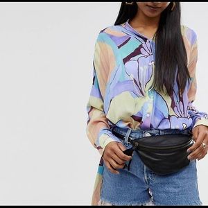 [ASOS DESIGN] Leather Classic Bum Bag